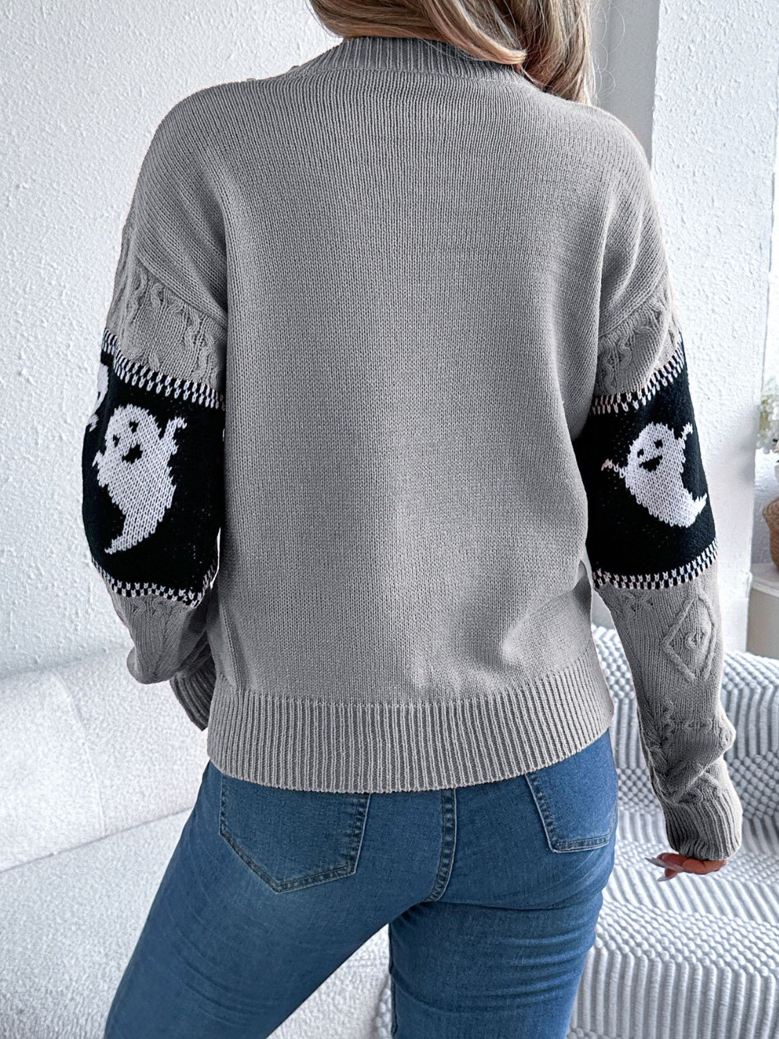 Victoria® | Ghost Rundhals-Langarmpullover