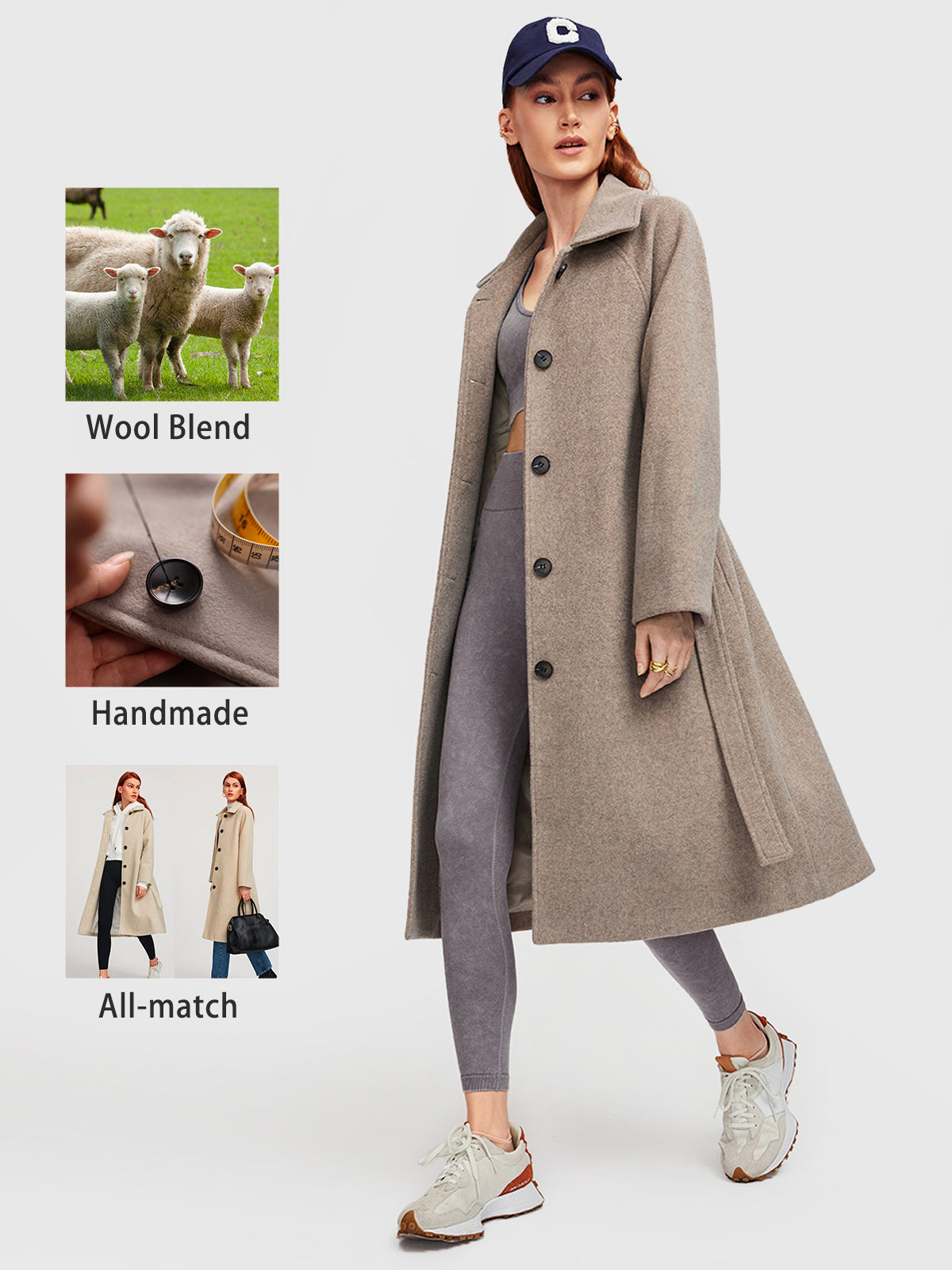 Aislinn® | Lia Wollen Overcoat