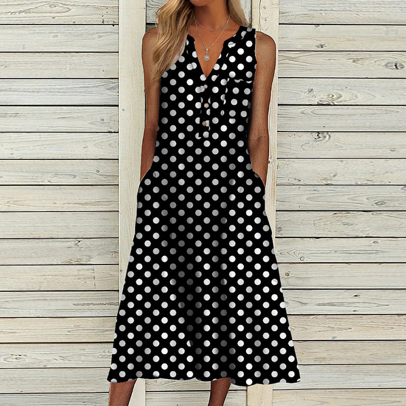 Nepal® | Kleid mit Polka-Dot-Print