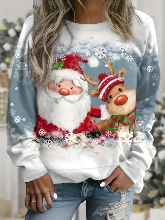 Aída® | Damen Weihnachtsdruck Pullover