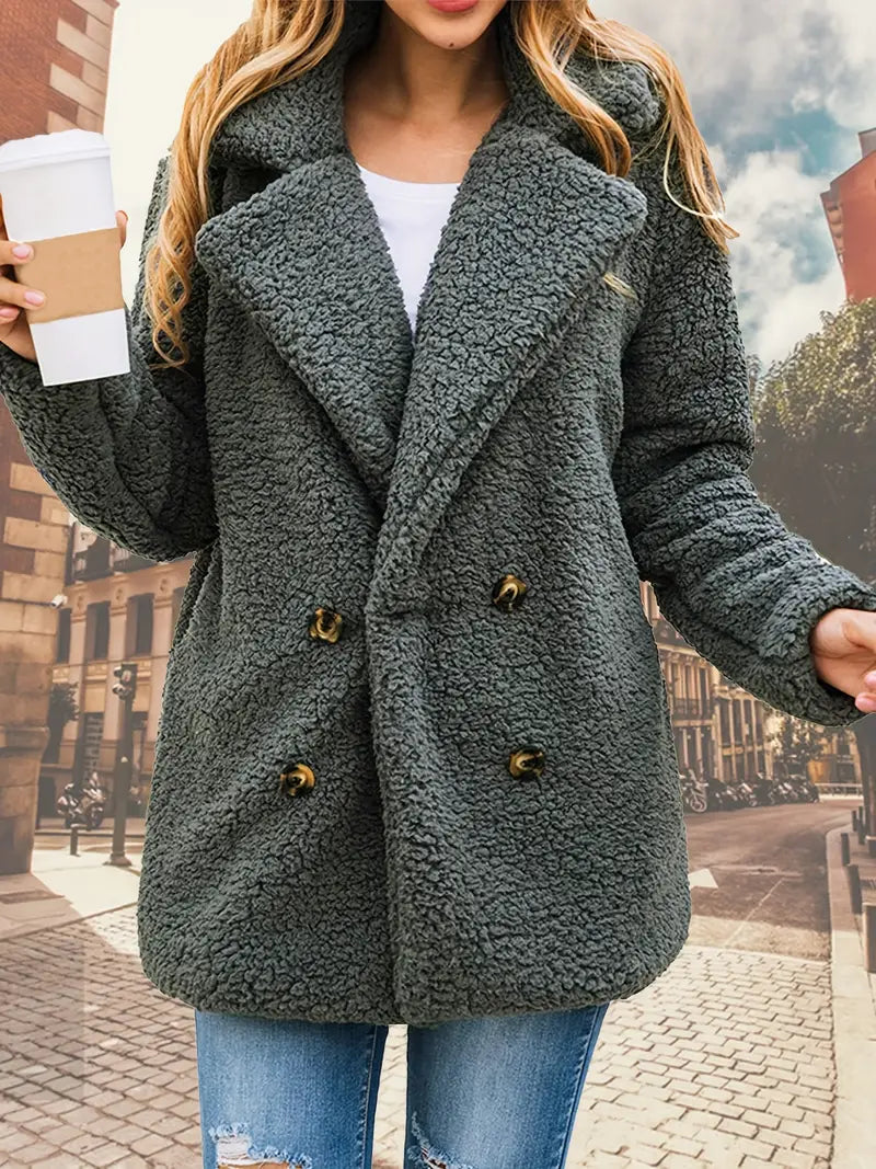 Virginia® | Gestrickte Plüschjacke für Damen