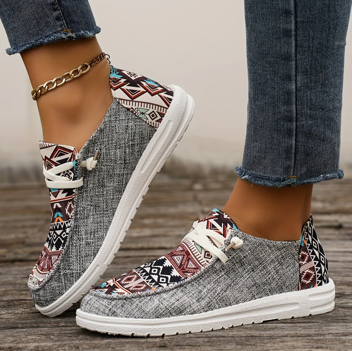 Bianka® | Tribal Muster Canvas Schuhe