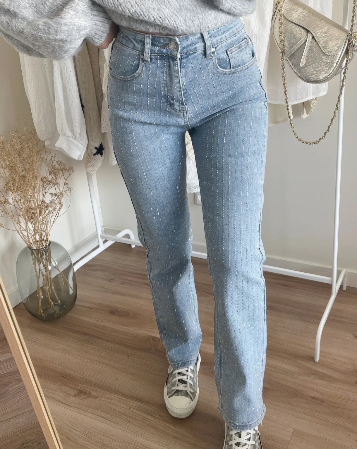 Sparkle-Jeans für Frauen