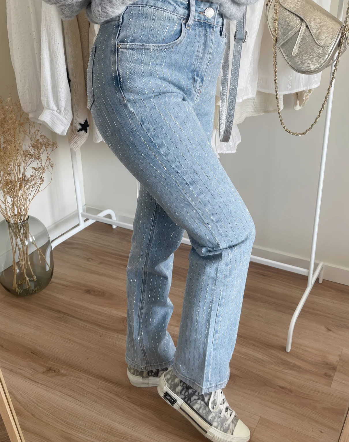 Sparkle-Jeans für Frauen