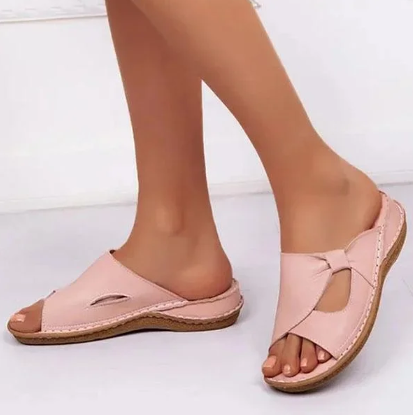 Angela® | Ledersandalen mit Fußgewölbeunterstützung