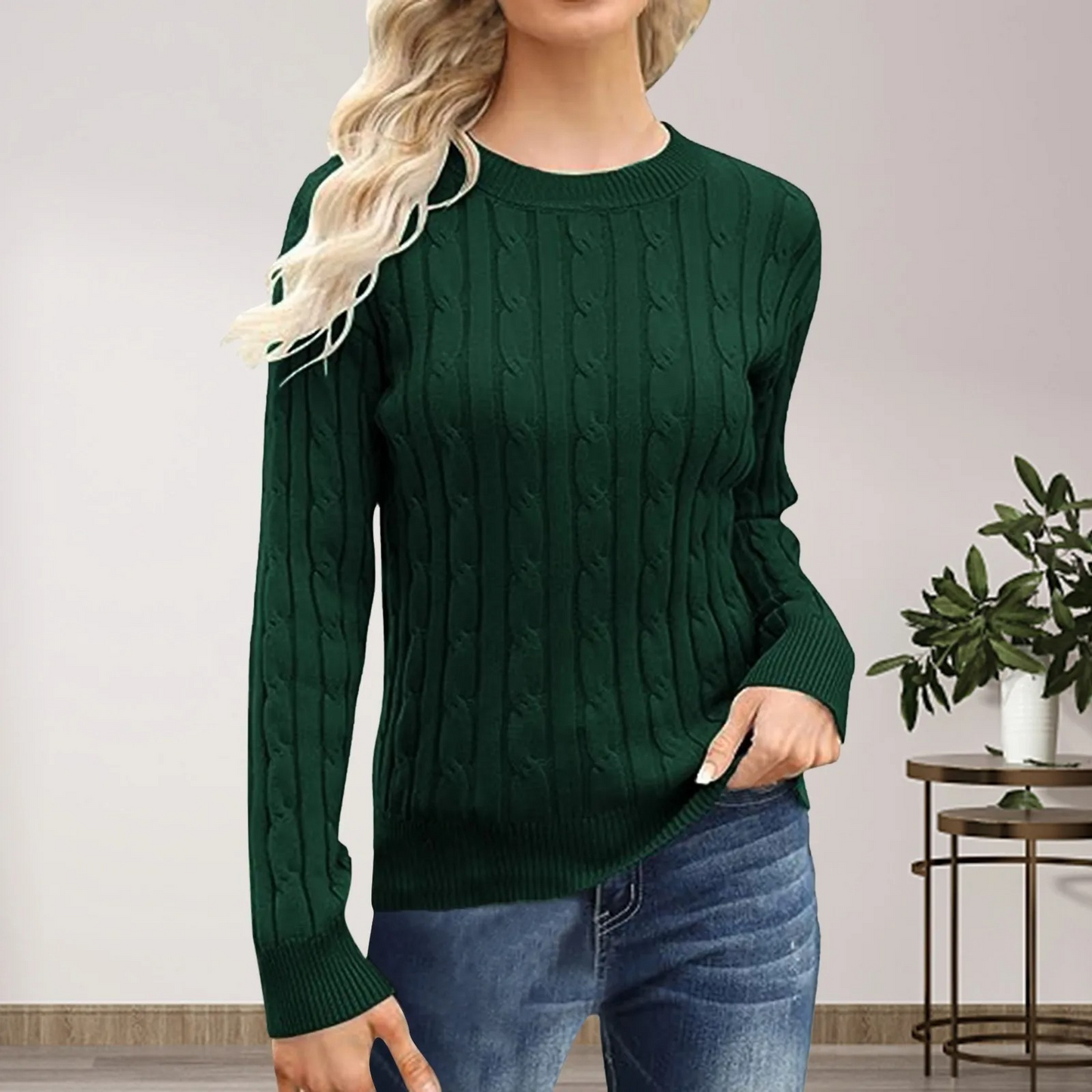 Virginia® | Lässiger Langarm-Strickpullover für Damen