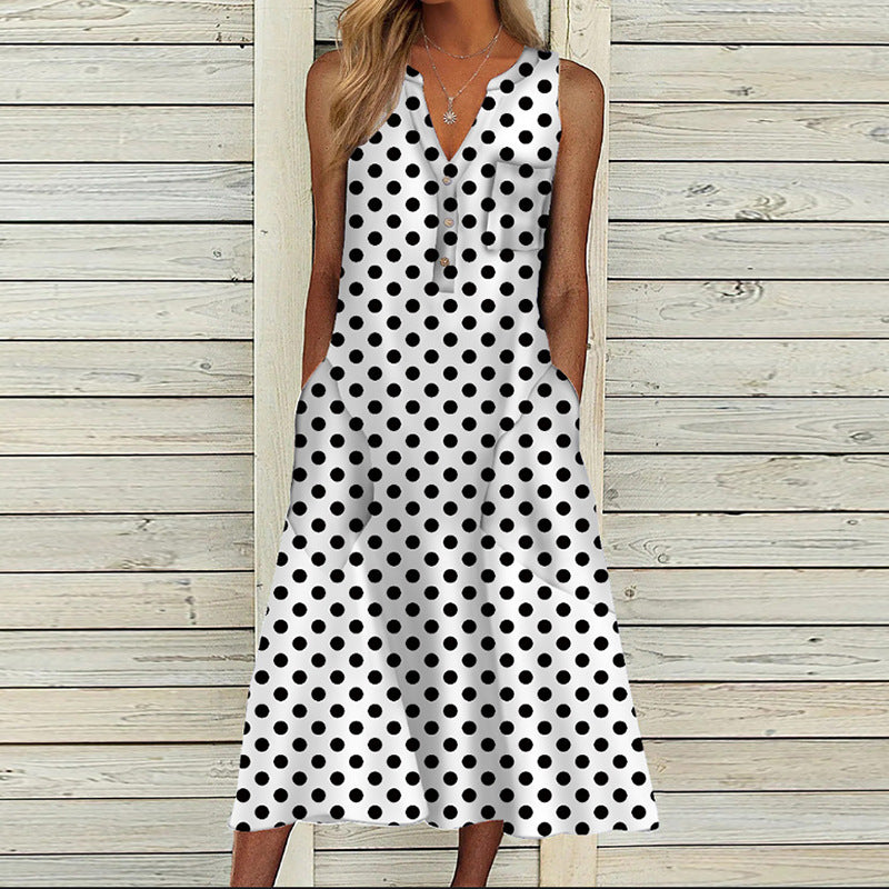 Nepal® | Kleid mit Polka-Dot-Print