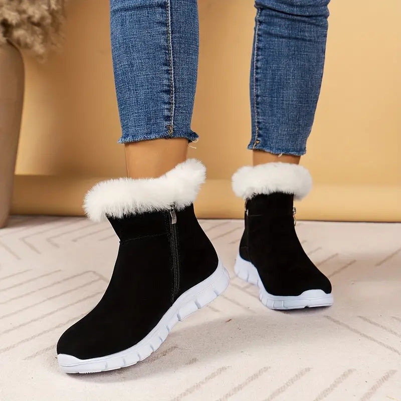 Olga® | Winterliche Damenstiefeletten Mit Kunstfell