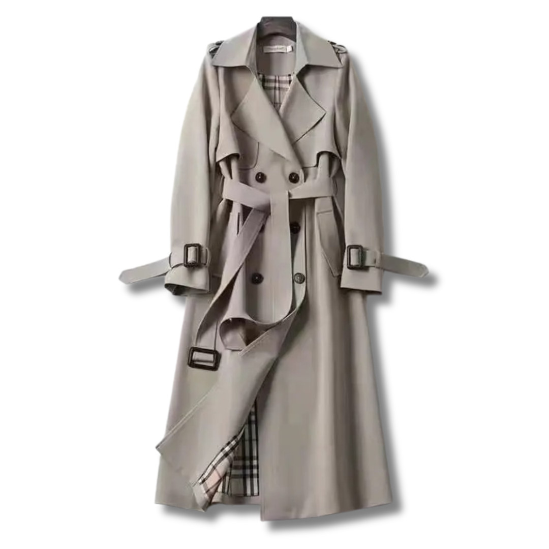 Zulema® | Bernsteinfarbener klassischer Trenchcoat