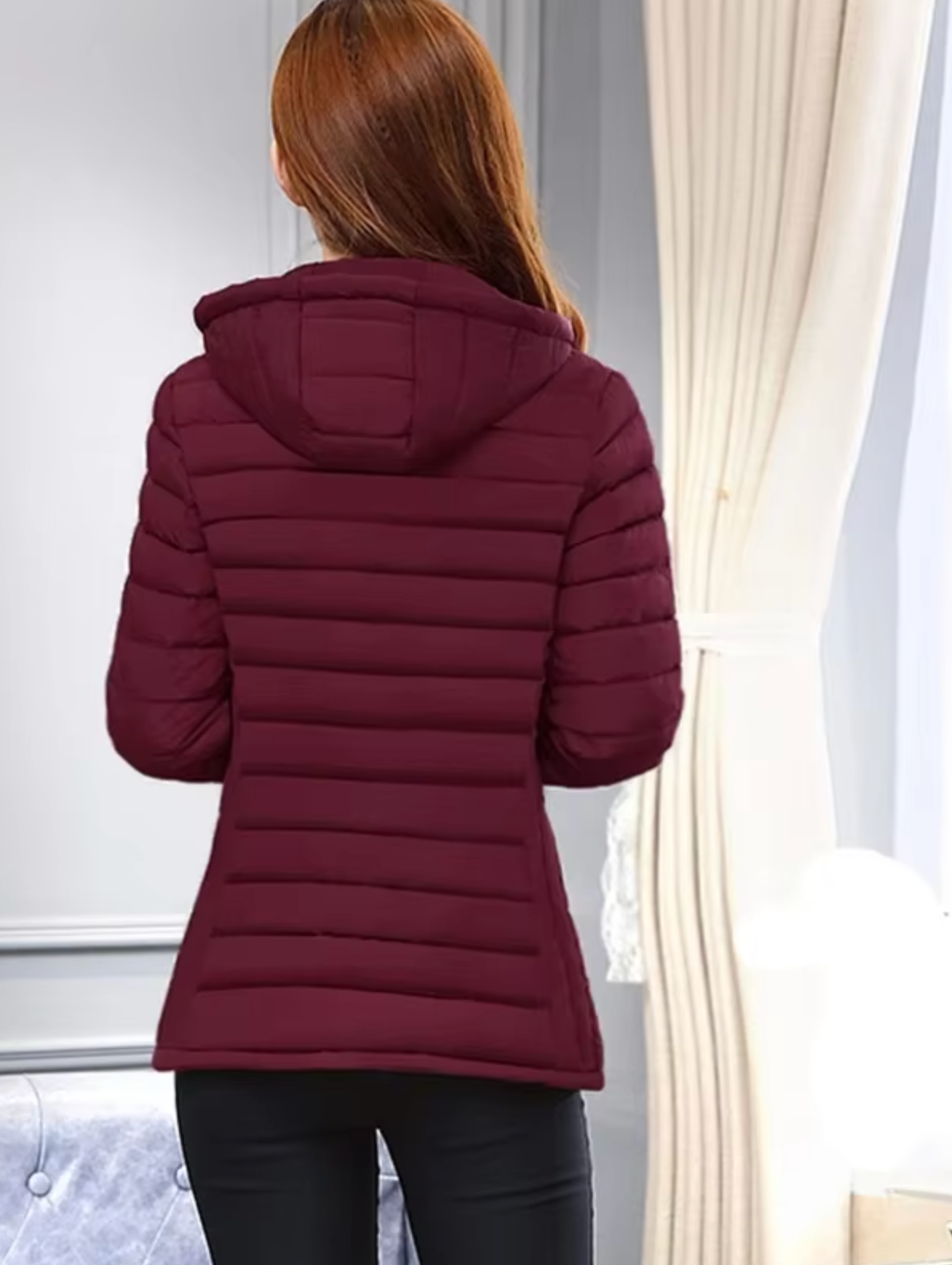 Violeta® | Wattierte Jacke mit abnehmbarer Kapuze