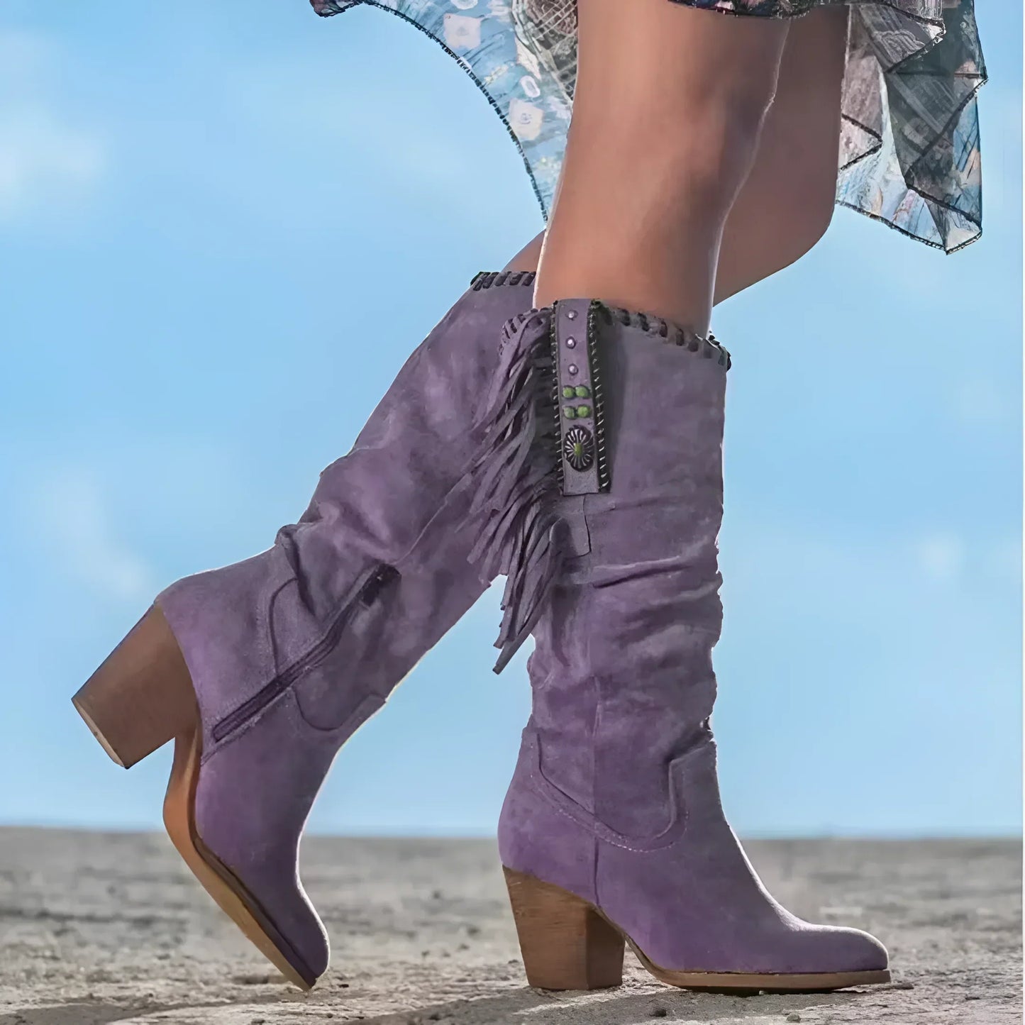 Zulema® | Cowboystiefel aus echtem Leder