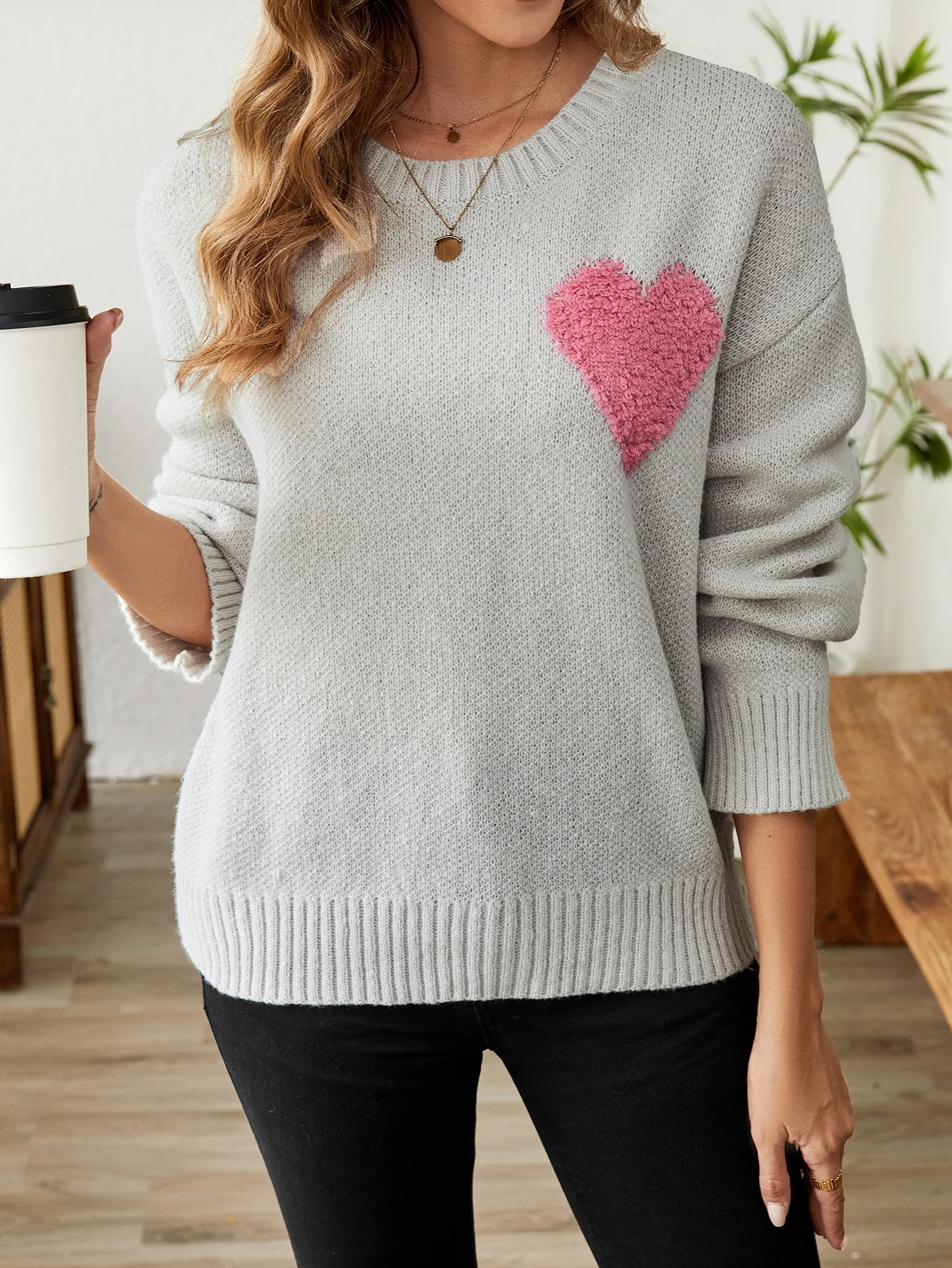 Xenia® | Warmer Pullover mit Herzdesign