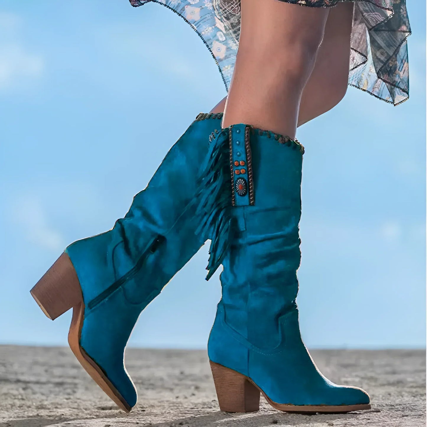 Zulema® | Cowboystiefel aus echtem Leder