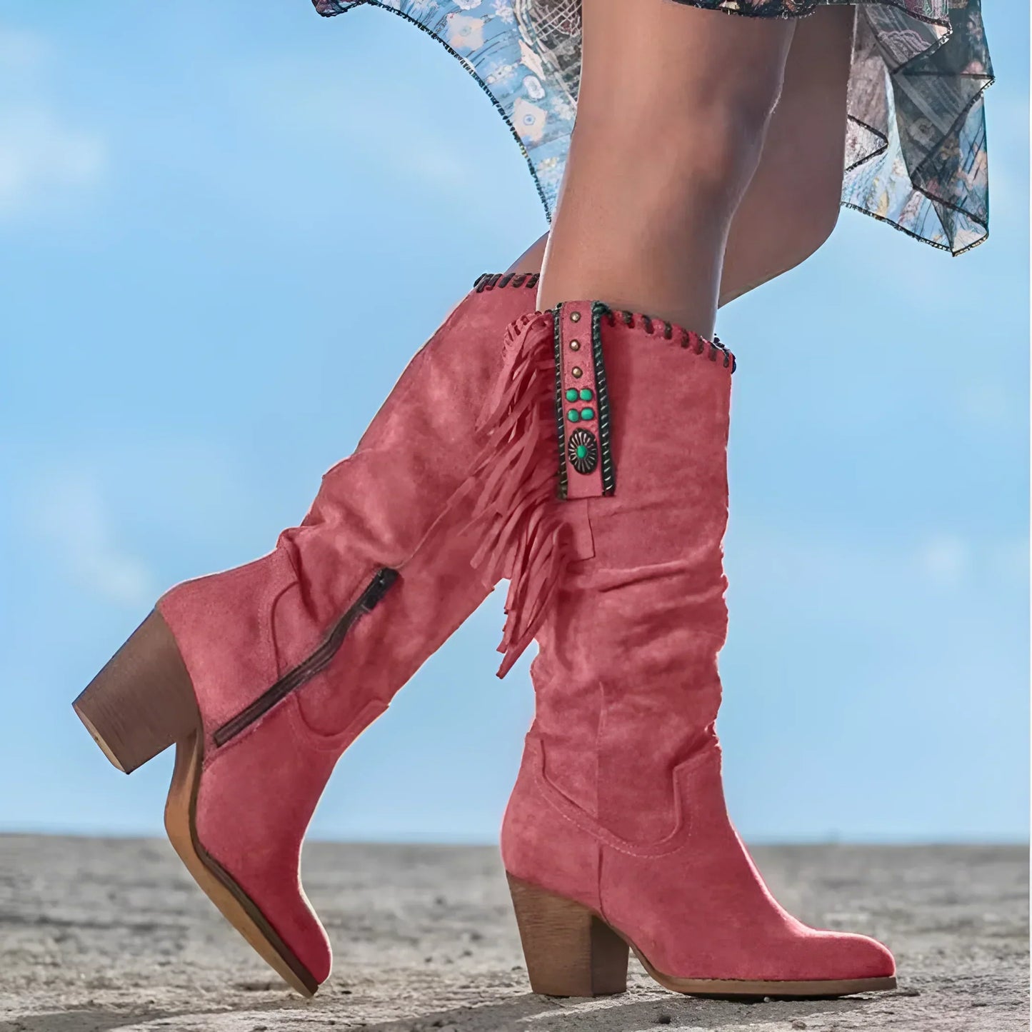 Zulema® | Cowboystiefel aus echtem Leder