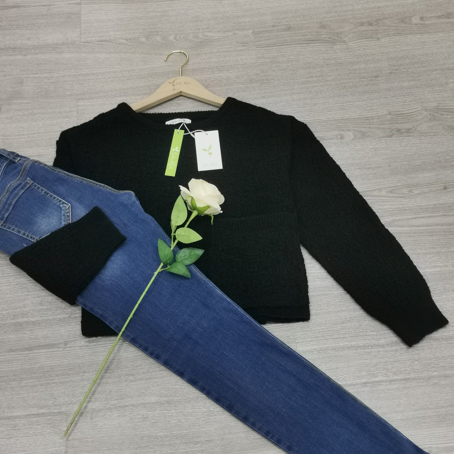 Dorlies® | Klassischer einfarbiger Pullover mit Rundhalsausschnitt