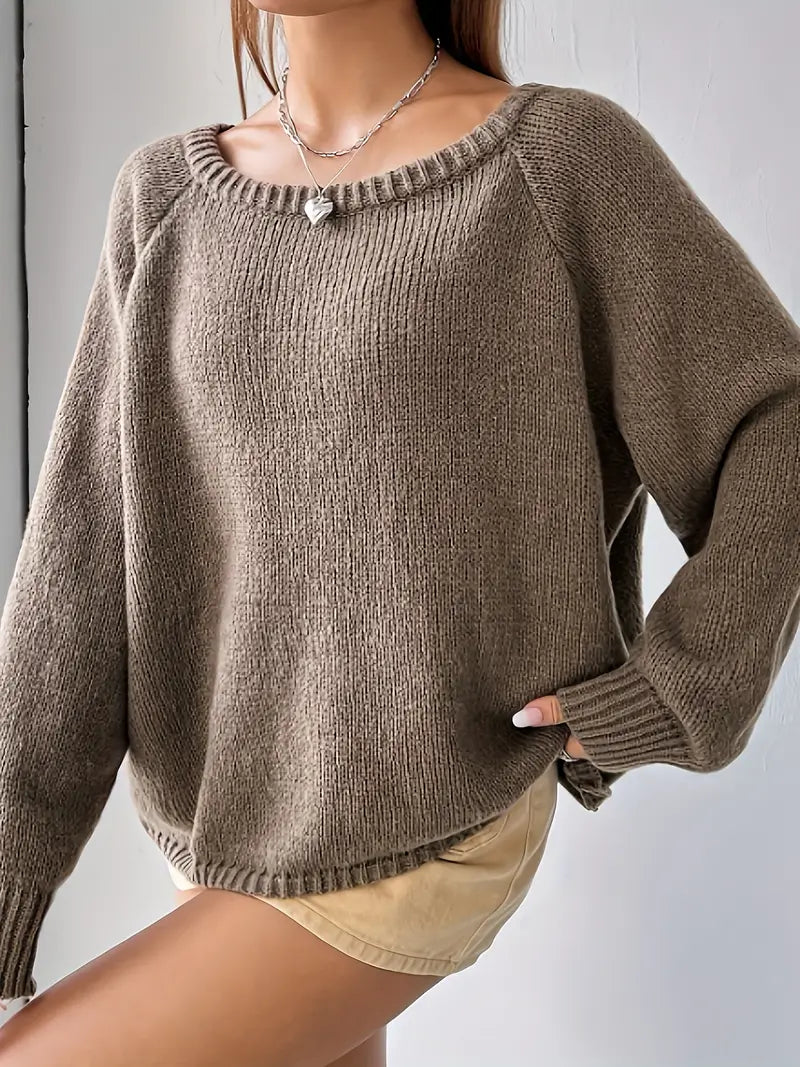 Zaida® | Schulterfreier Strickpullover