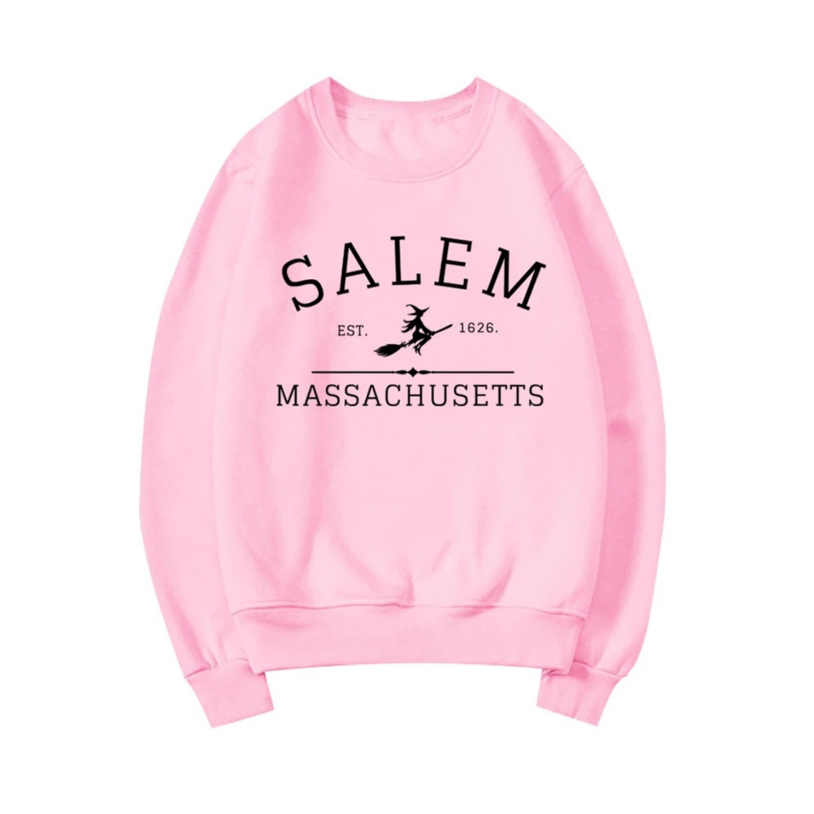 Zelda® | Lässiges Sweatshirt mit Salem-Massachusetts-Design