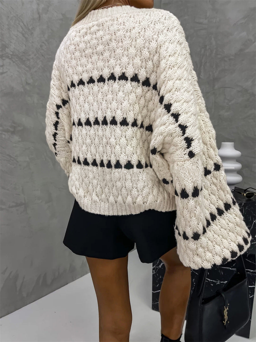 Ainhoa® | Strickpullover mit Puffärmeln