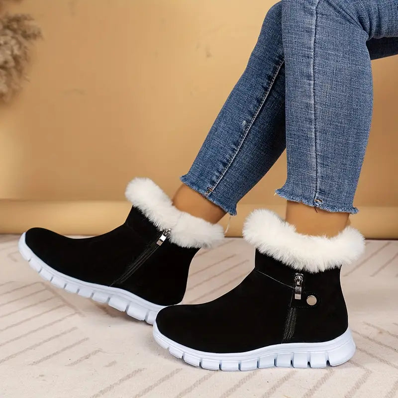 Olga® | Winterliche Damenstiefeletten Mit Kunstfell