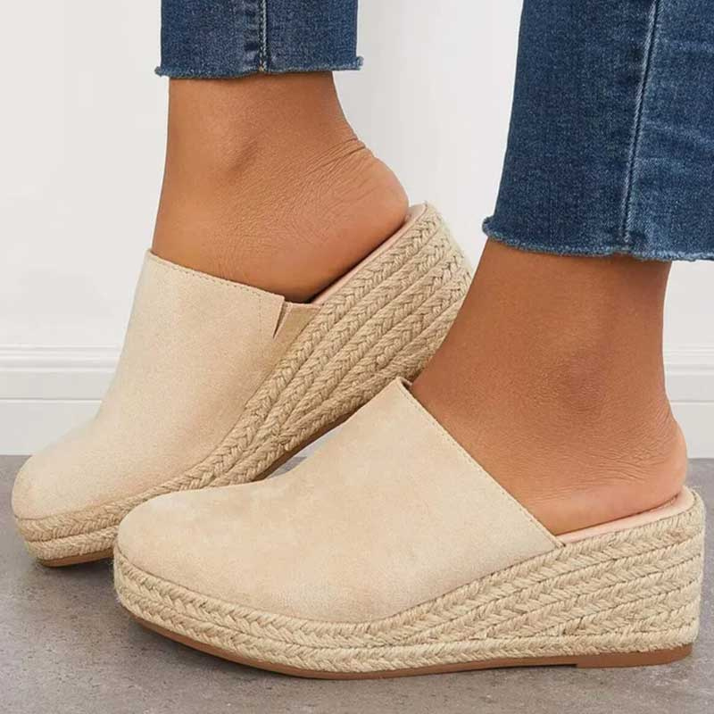 Yasmin® | Espadrille-Wedges mit offenem Absatz