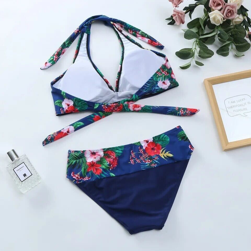 Coscu® | Sexy Bikini mit Blumendruck