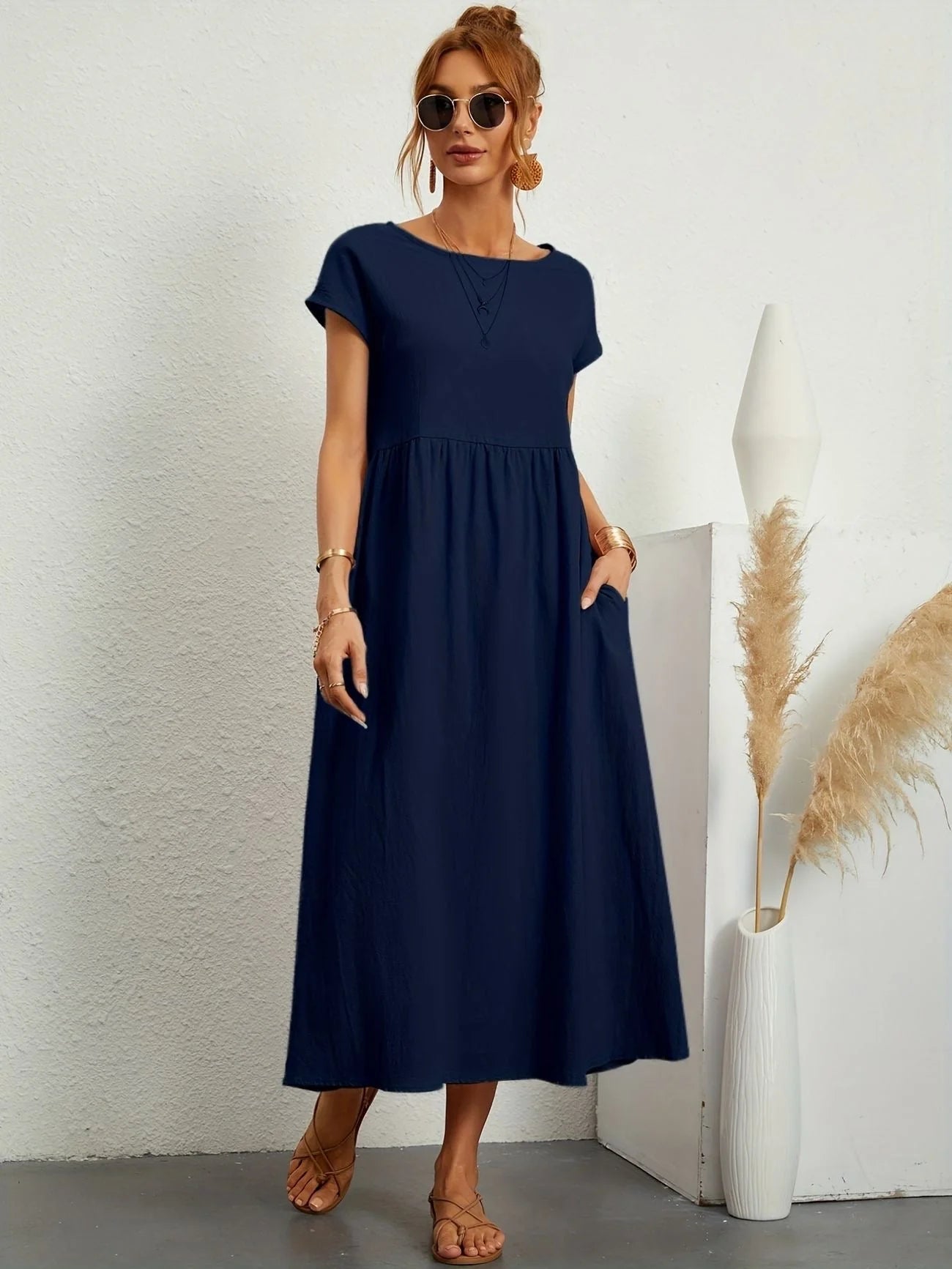 Kamile® | Kleid mit Rundhalsausschnitt