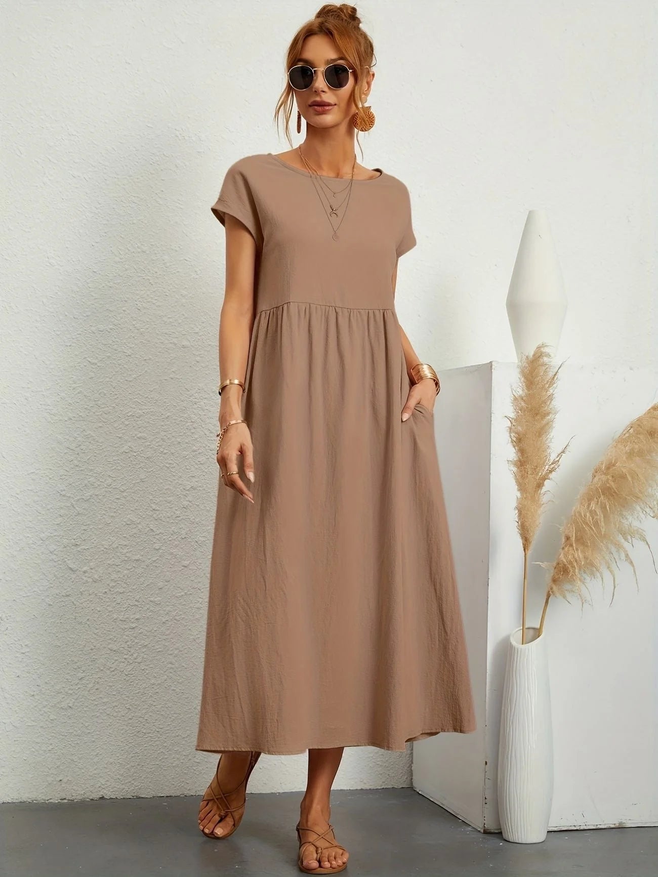 Kamile® | Kleid mit Rundhalsausschnitt