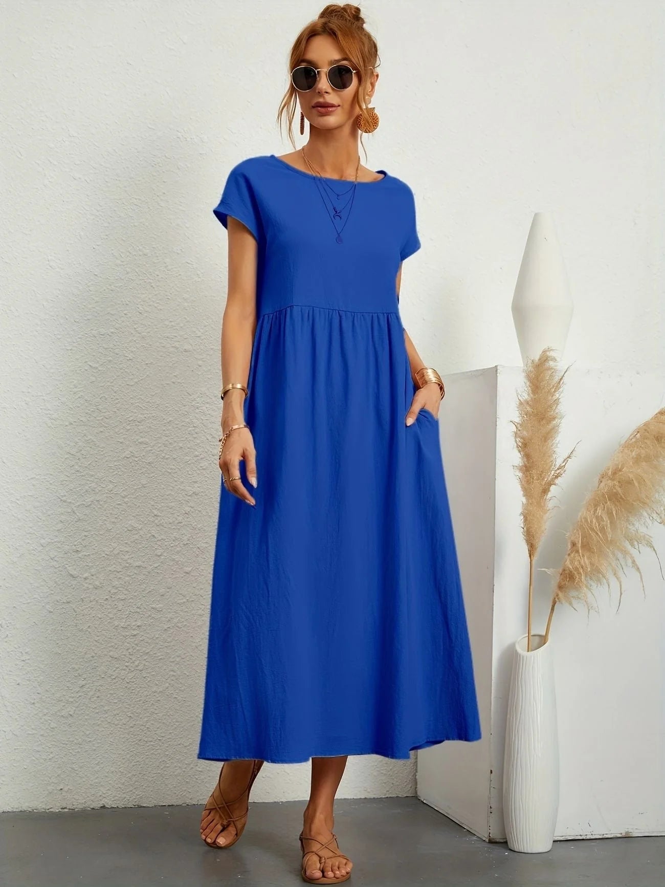 Kamile® | Kleid mit Rundhalsausschnitt