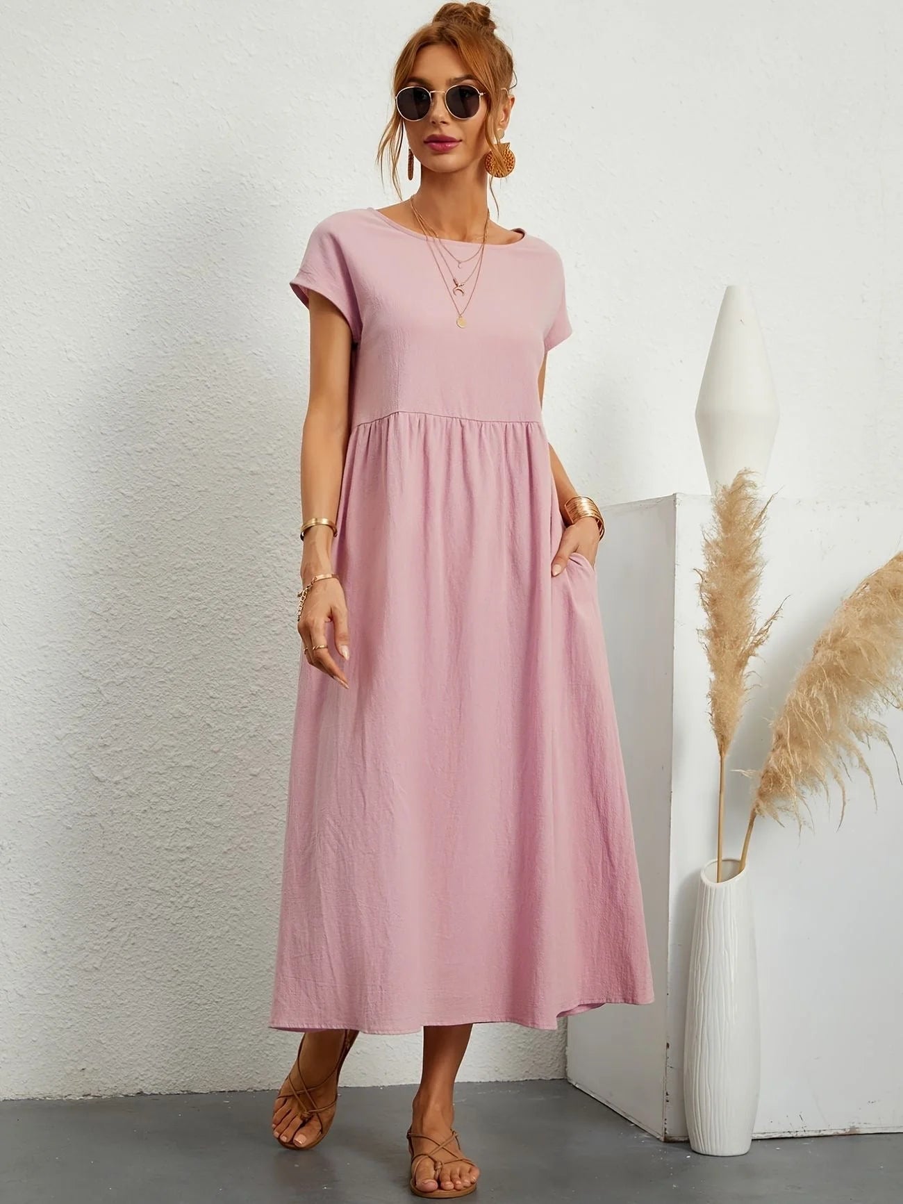 Kamile® | Kleid mit Rundhalsausschnitt