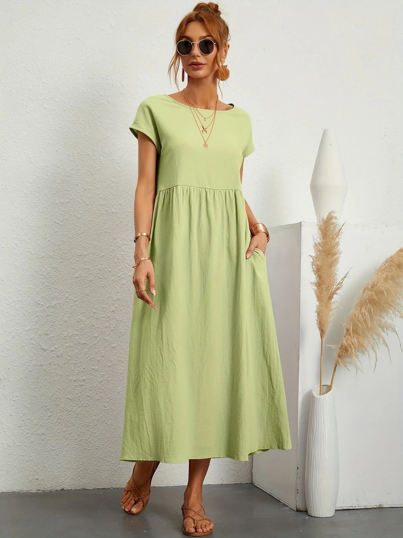 Kamile® | Kleid mit Rundhalsausschnitt