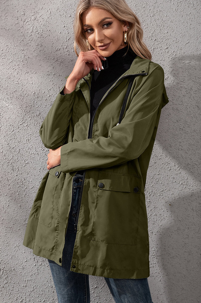 Yasmina® | Urbane wasserdichte Windjacke mit Kapuze