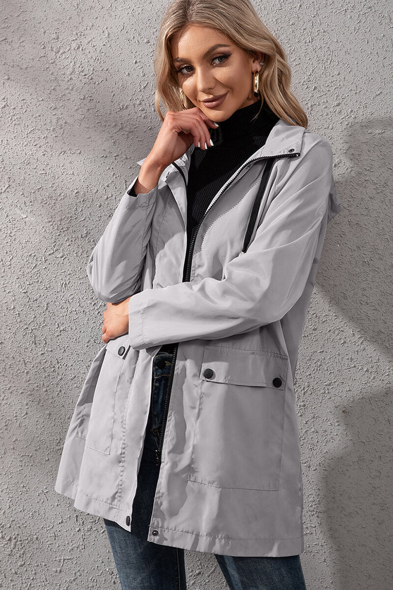 Yasmina® | Urbane wasserdichte Windjacke mit Kapuze