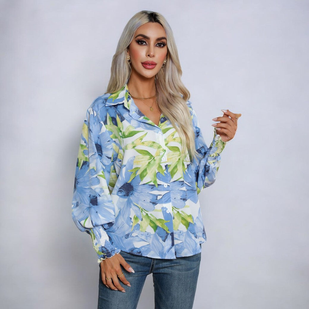 Gunda® | Elegante Bluse mit Blumenmuster