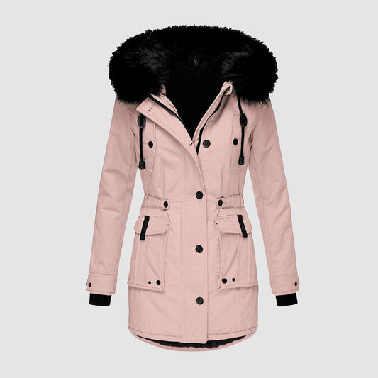 Yasmina® | Winterjacke mit gemütlichem veganem Kunstfellfutter