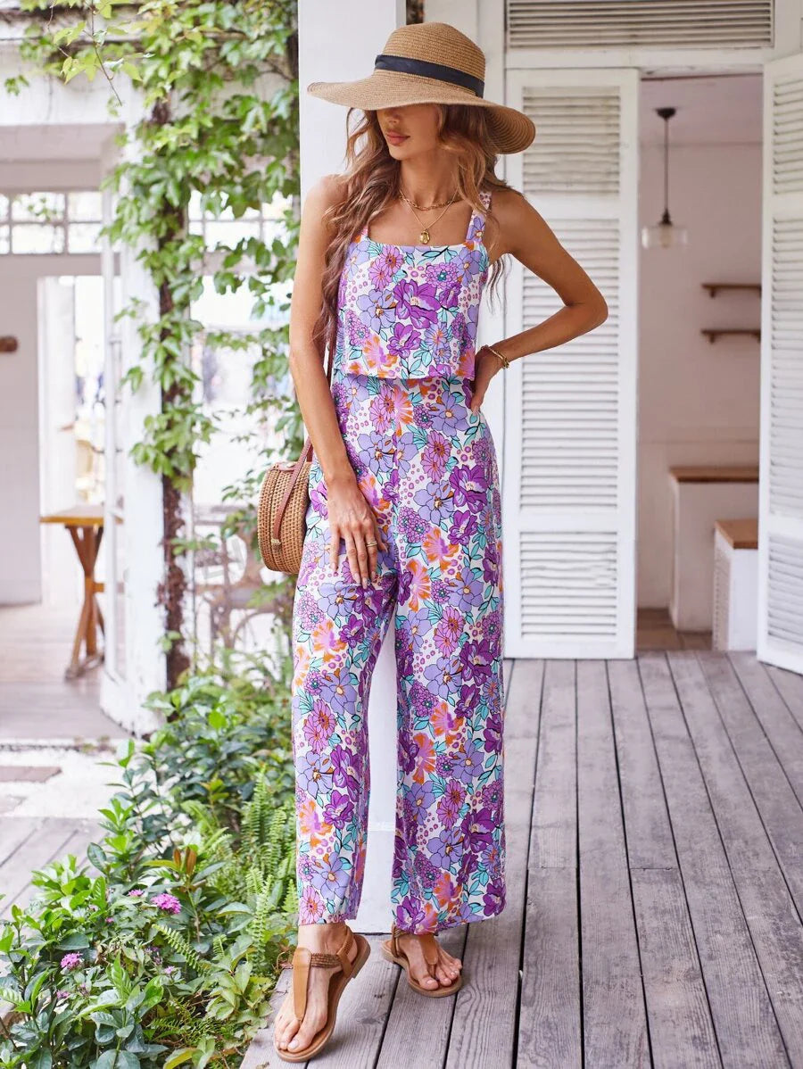 Brenda - Eleganter langer Jumpsuit