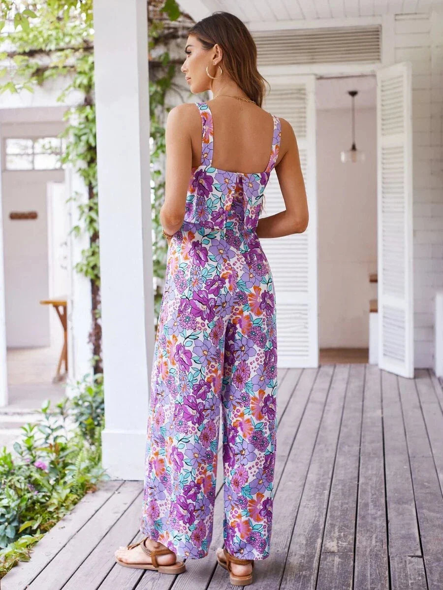 Brenda - Eleganter langer Jumpsuit