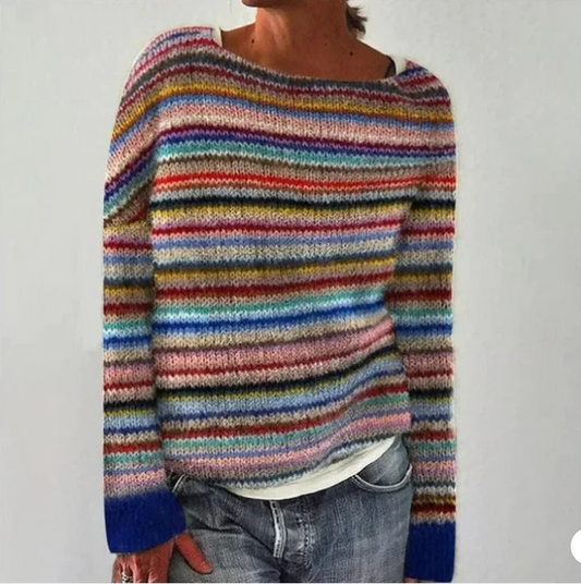 Victoria® | Gestreifter Strickpullover