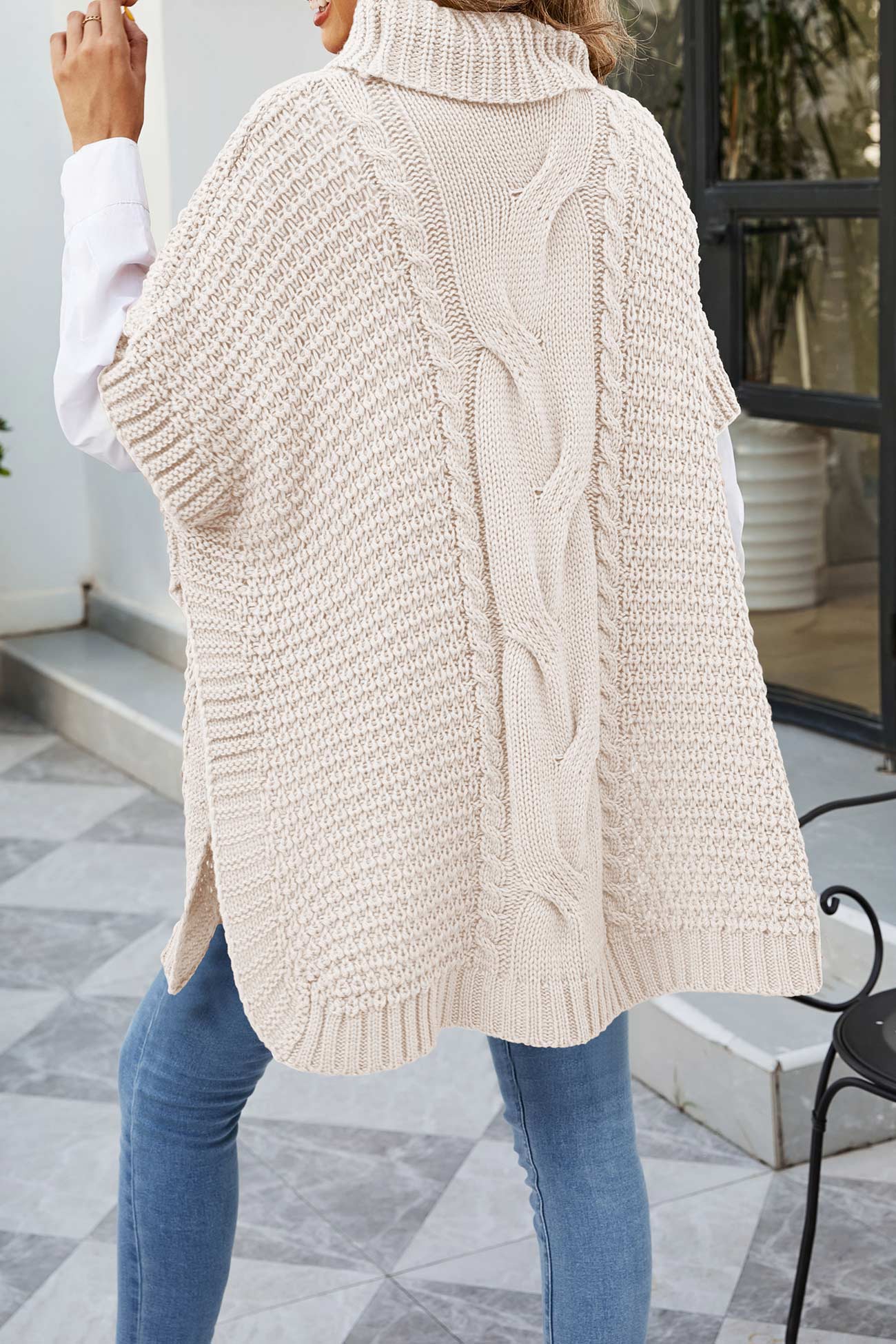 Odette® | Rollkragenpullover mit Zopfmuster