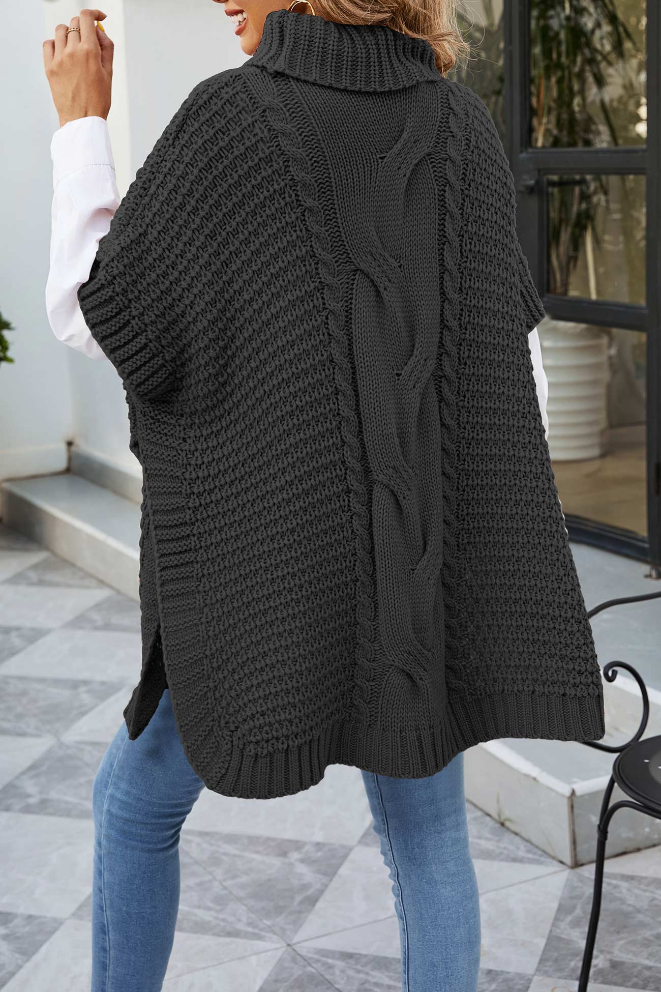 Odette® | Rollkragenpullover mit Zopfmuster