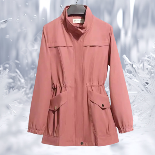 Zara® | Eleganter Wintermantel mit Stehkragen und schmaler Taille für Damen