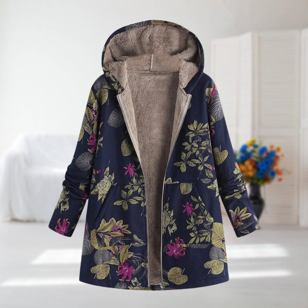 Zinnia® | Herbst-/Winterjacke mit Blumendruck