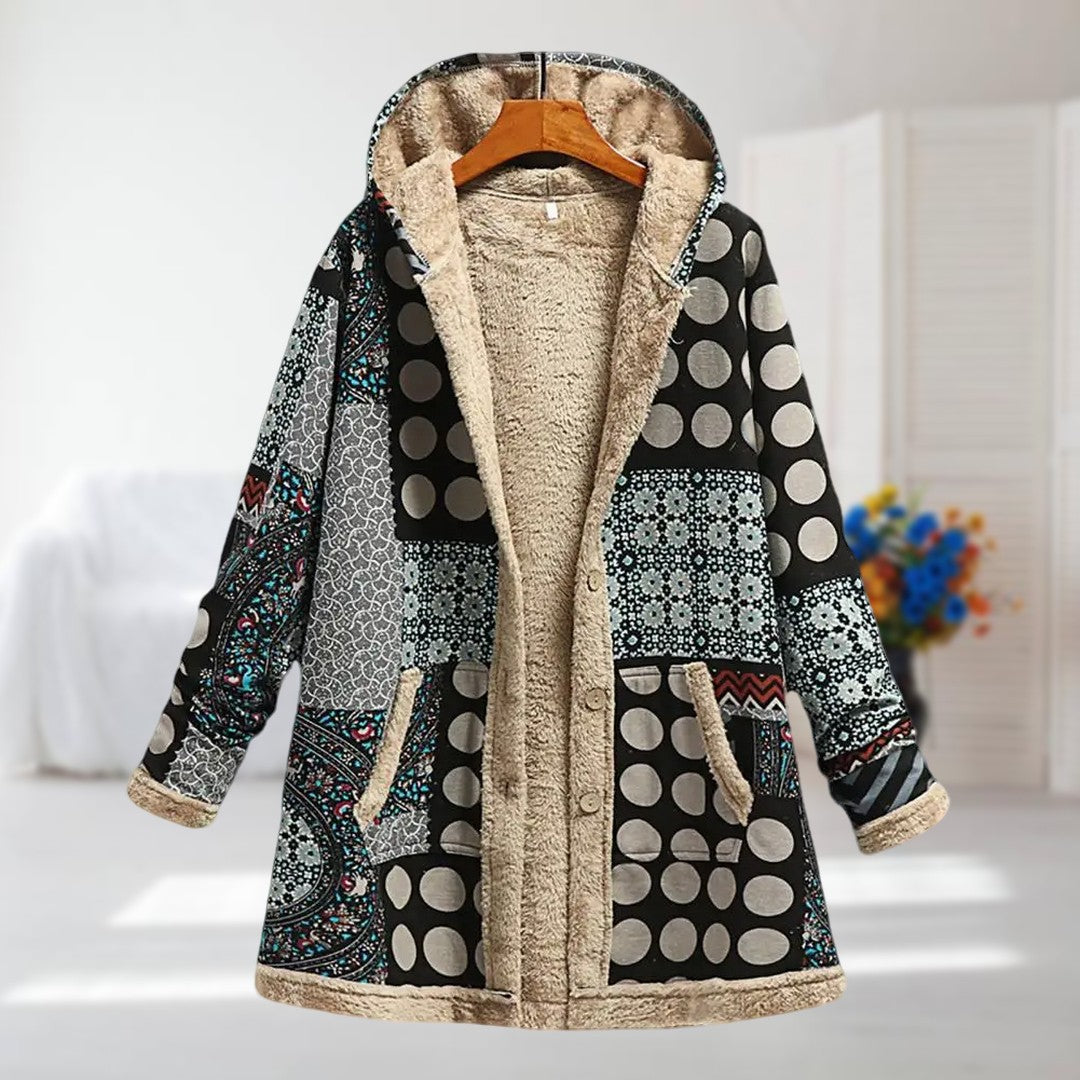 Zinnia® | Herbst-/Winterjacke mit Blumendruck