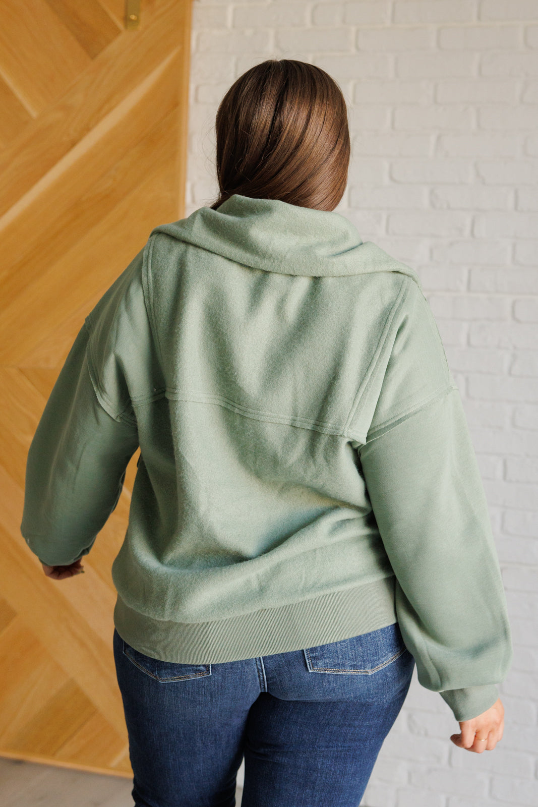 Olga® | Der Winter naht. Fleece-Pullover mit Kragen