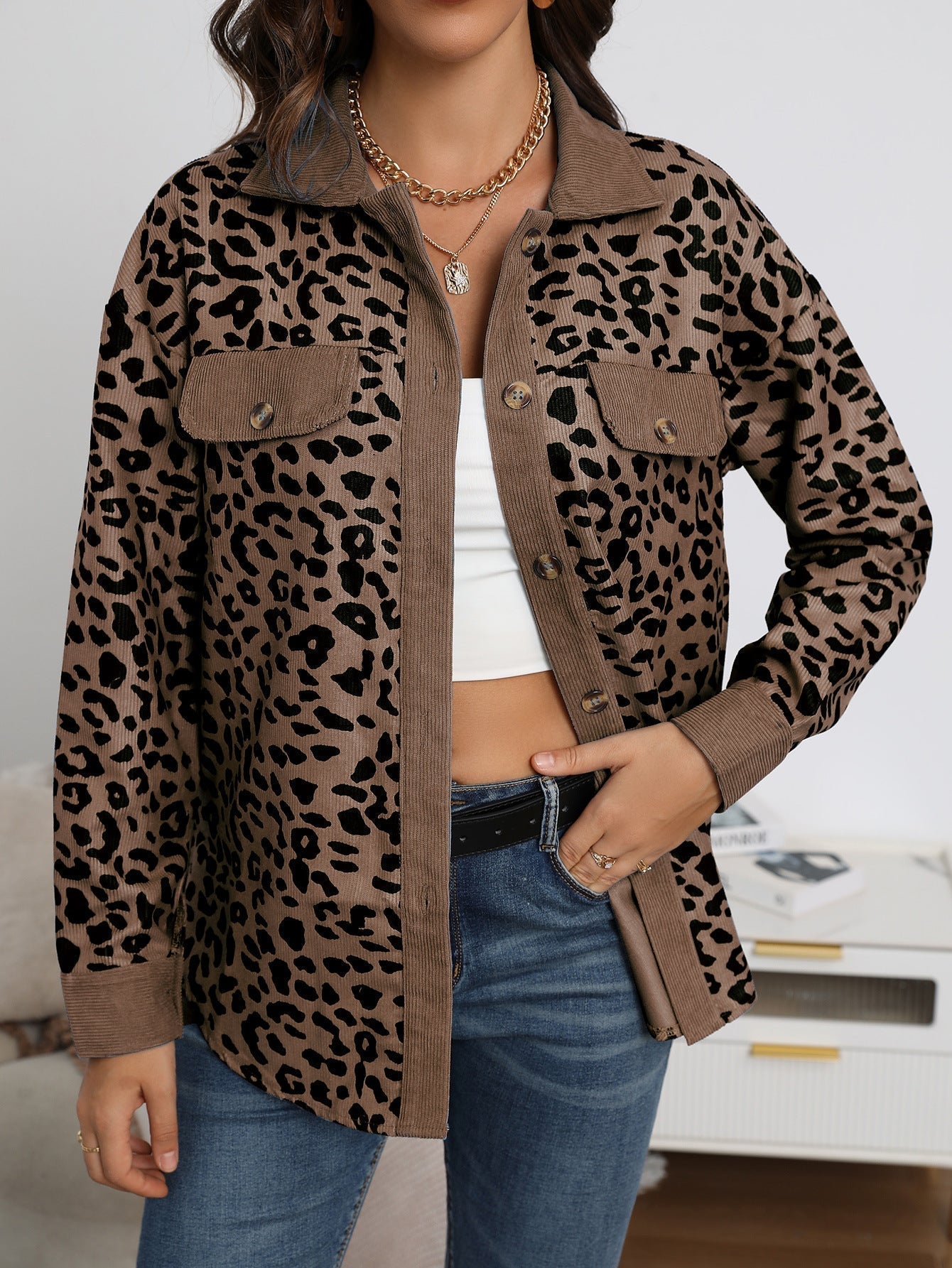 Poppy® | Schicke Leopardenjacke