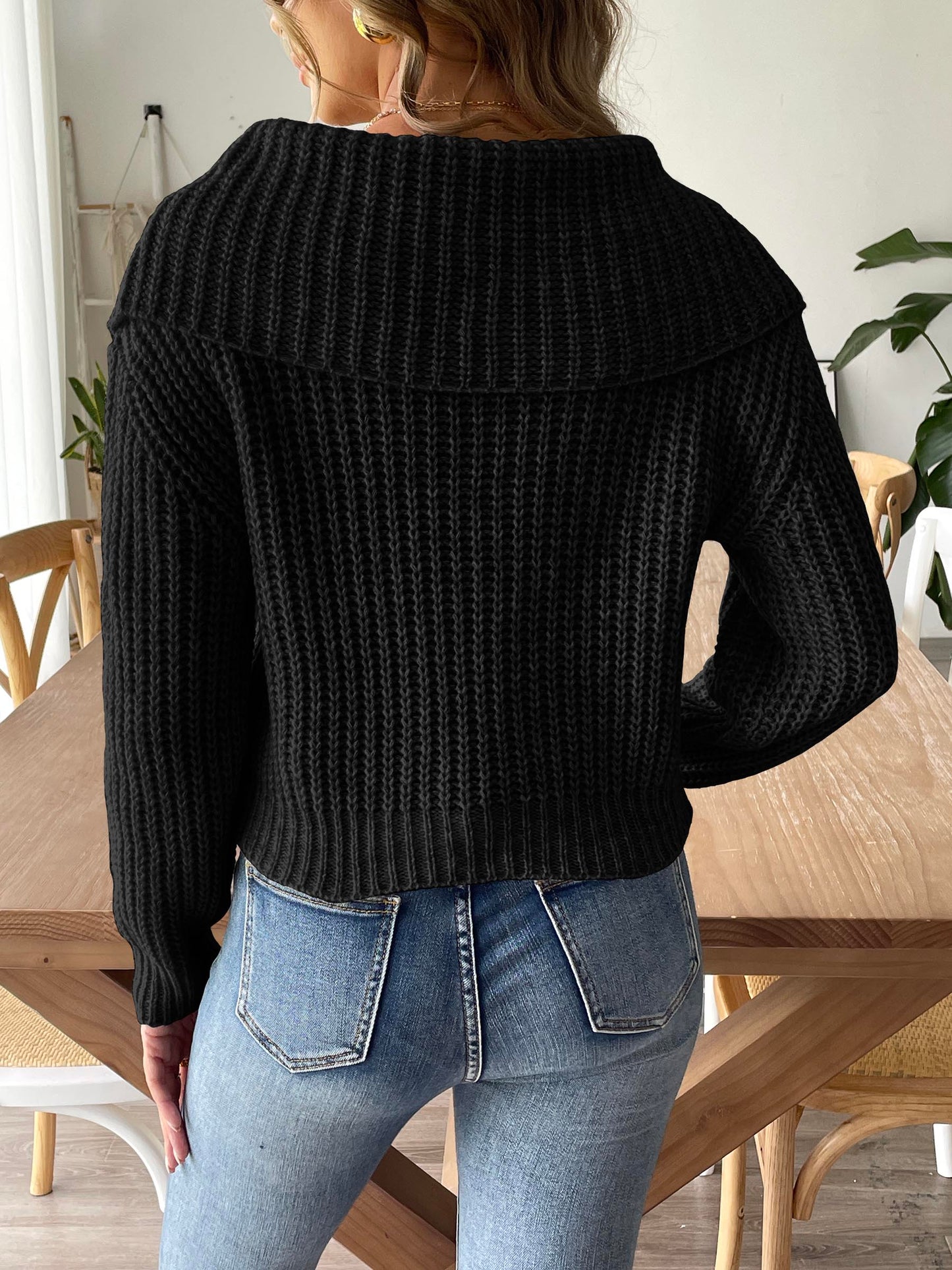 Olga® | Langarmpullover mit Zopfmuster