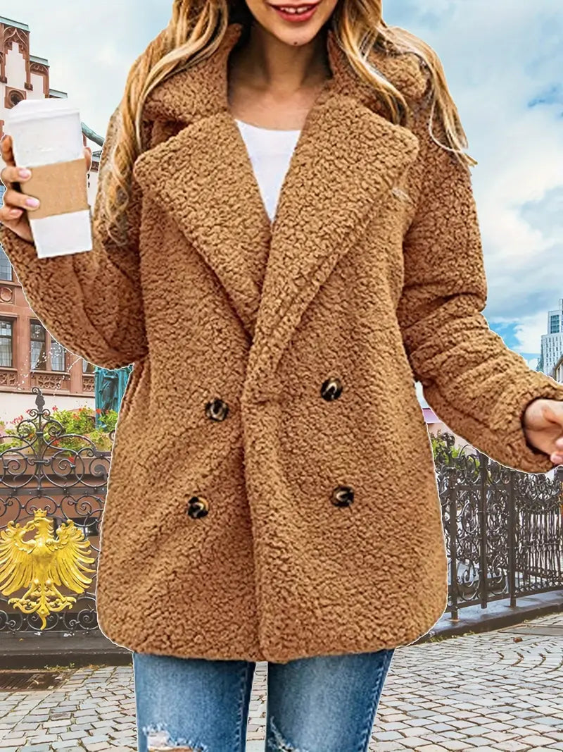 Virginia® | Gestrickte Plüschjacke für Damen