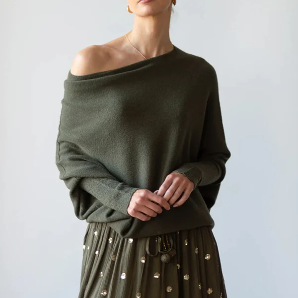 Walburga® | Eleganter asymmetrischer Pullover