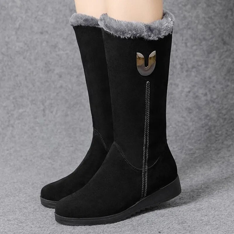 Xiomara® | Warme und gemütliche Fell-Winterstiefel