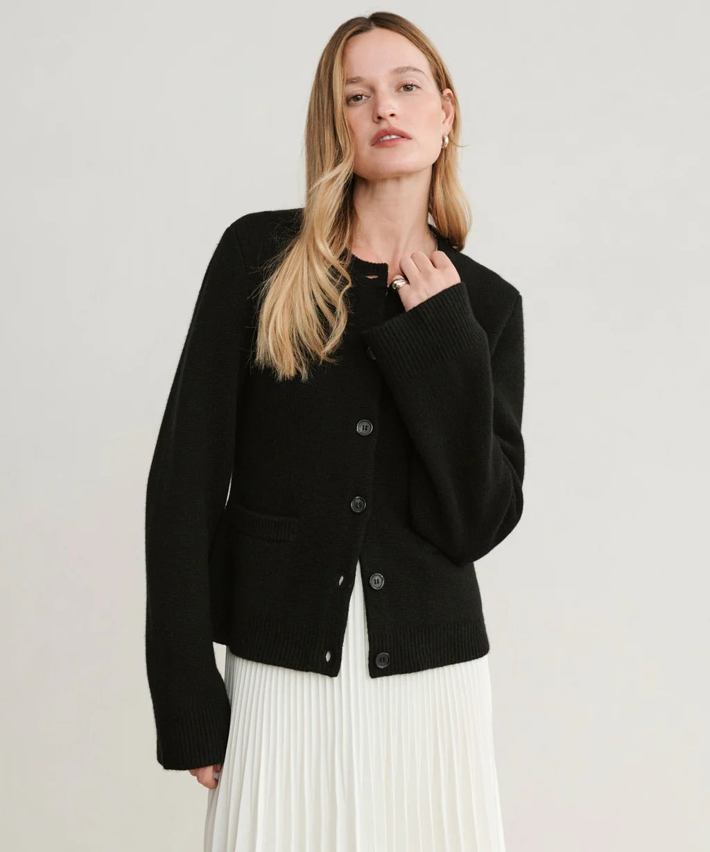 Victoria® | Eleganter Lana-Cardigan mit Knöpfen