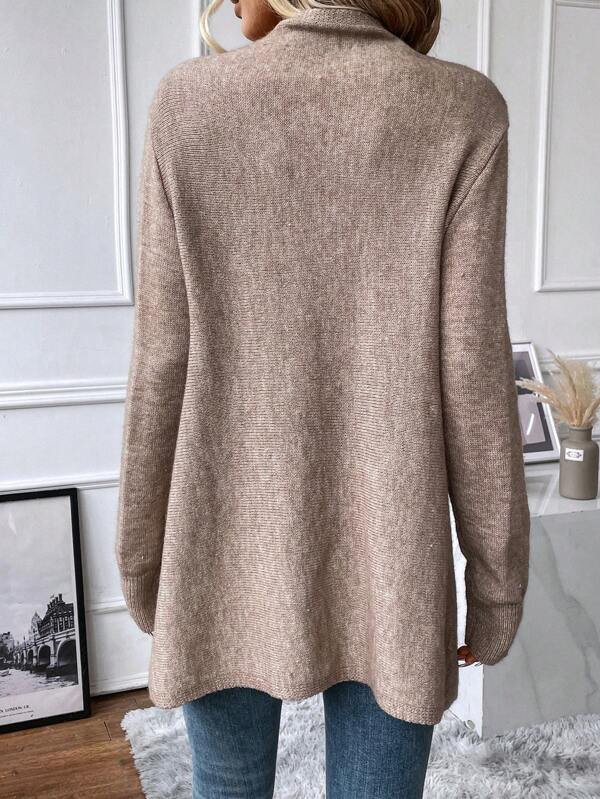 Annerose® | Moderner einfarbiger Pullover mit langen Ärmeln